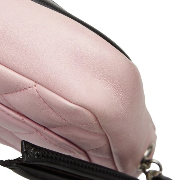 CHANEL Black Leather Logo Shoulder Bag - Picture 4 of 8